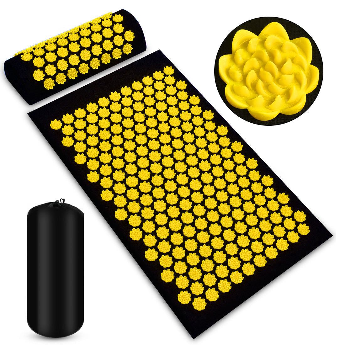 Acupressure mat for muscle recovery