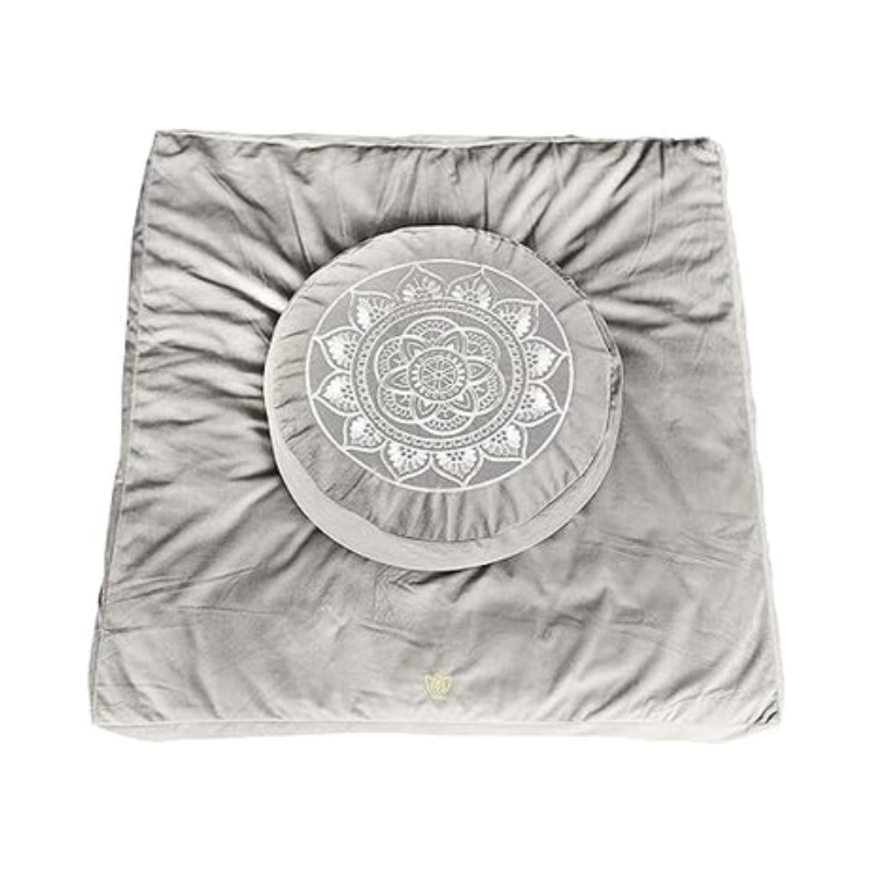 Meditation Cushion & Mat Set – Gentle Support for Seniors’ Comfort