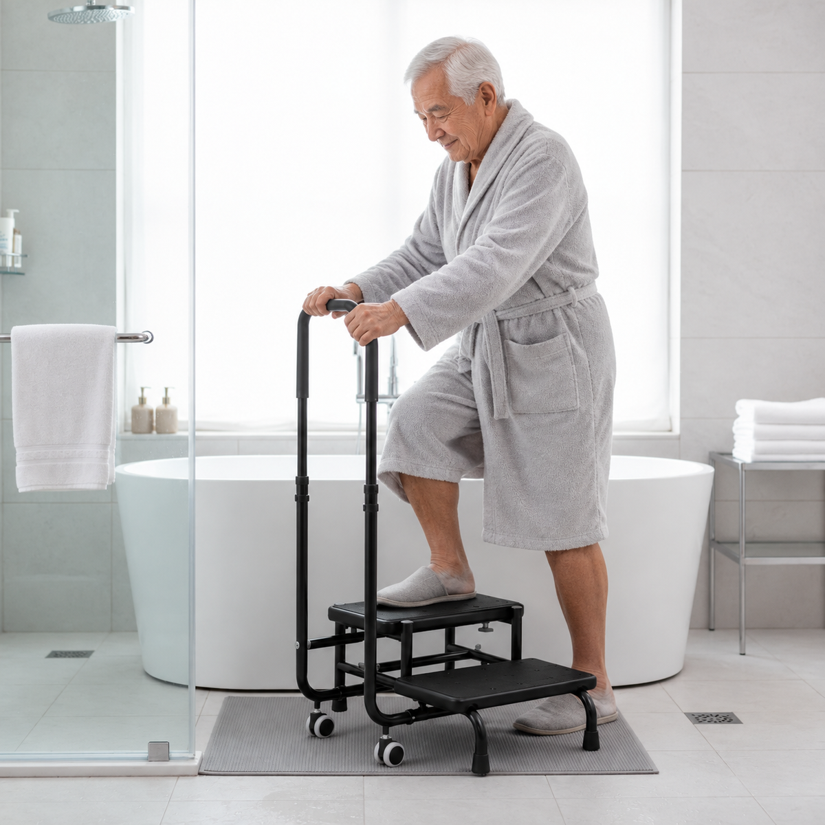 stable step stool for elderly