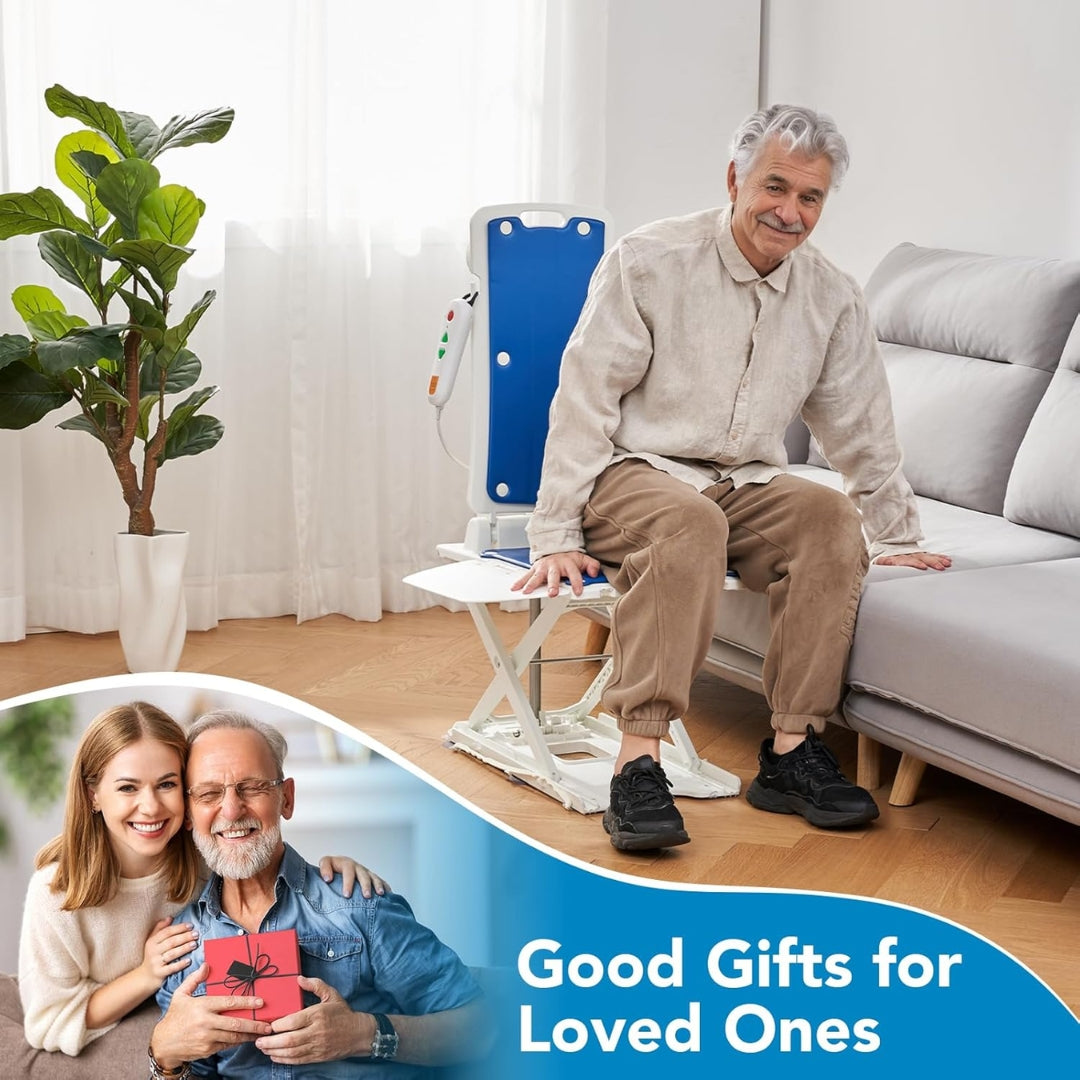 

Foldable Electric Chair Lift with Suction Cups for Stability