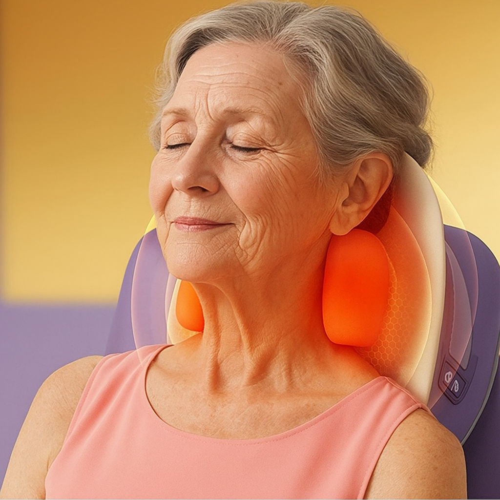 Wireless Heated Massager - Relieve Neck & Muscle Tension