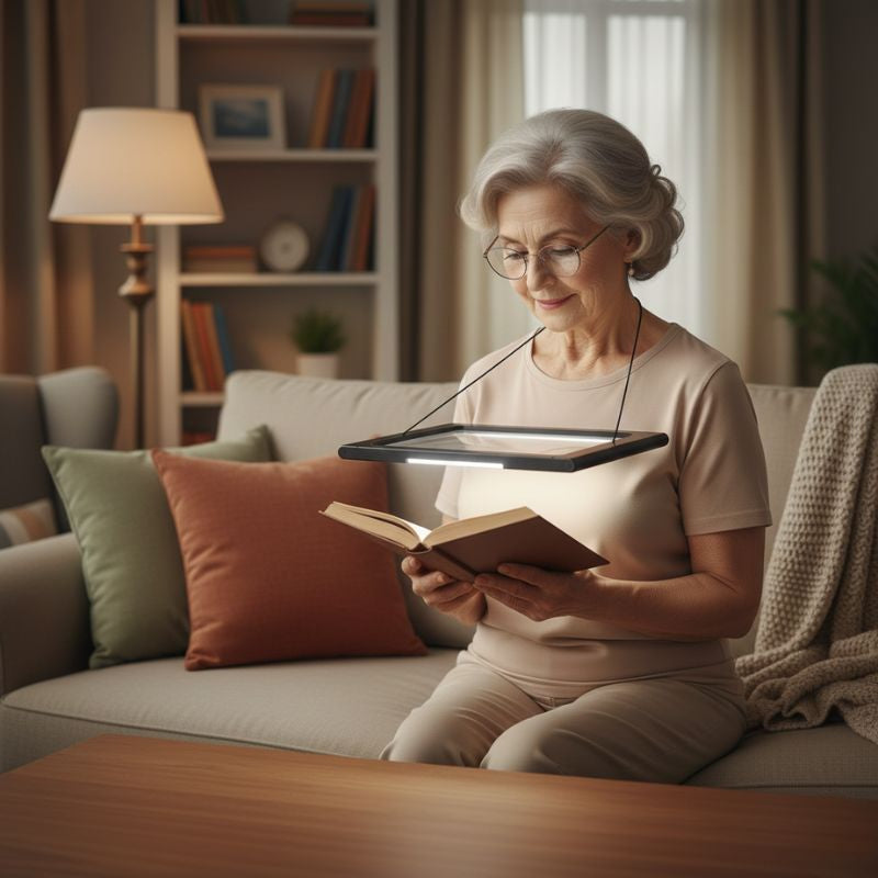 magnifier for newspaper reading

