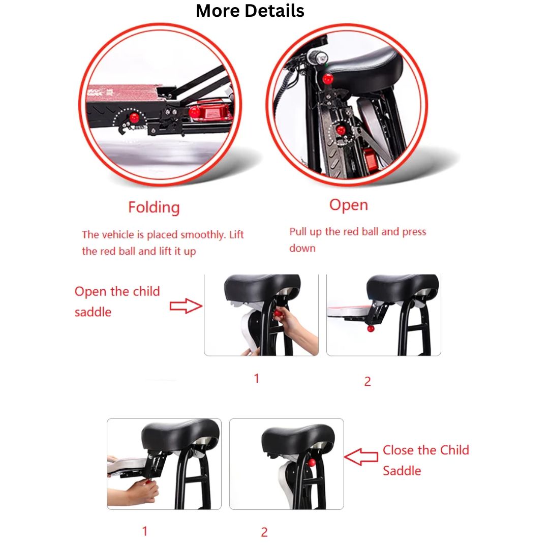 folding mobility scooter for seniors