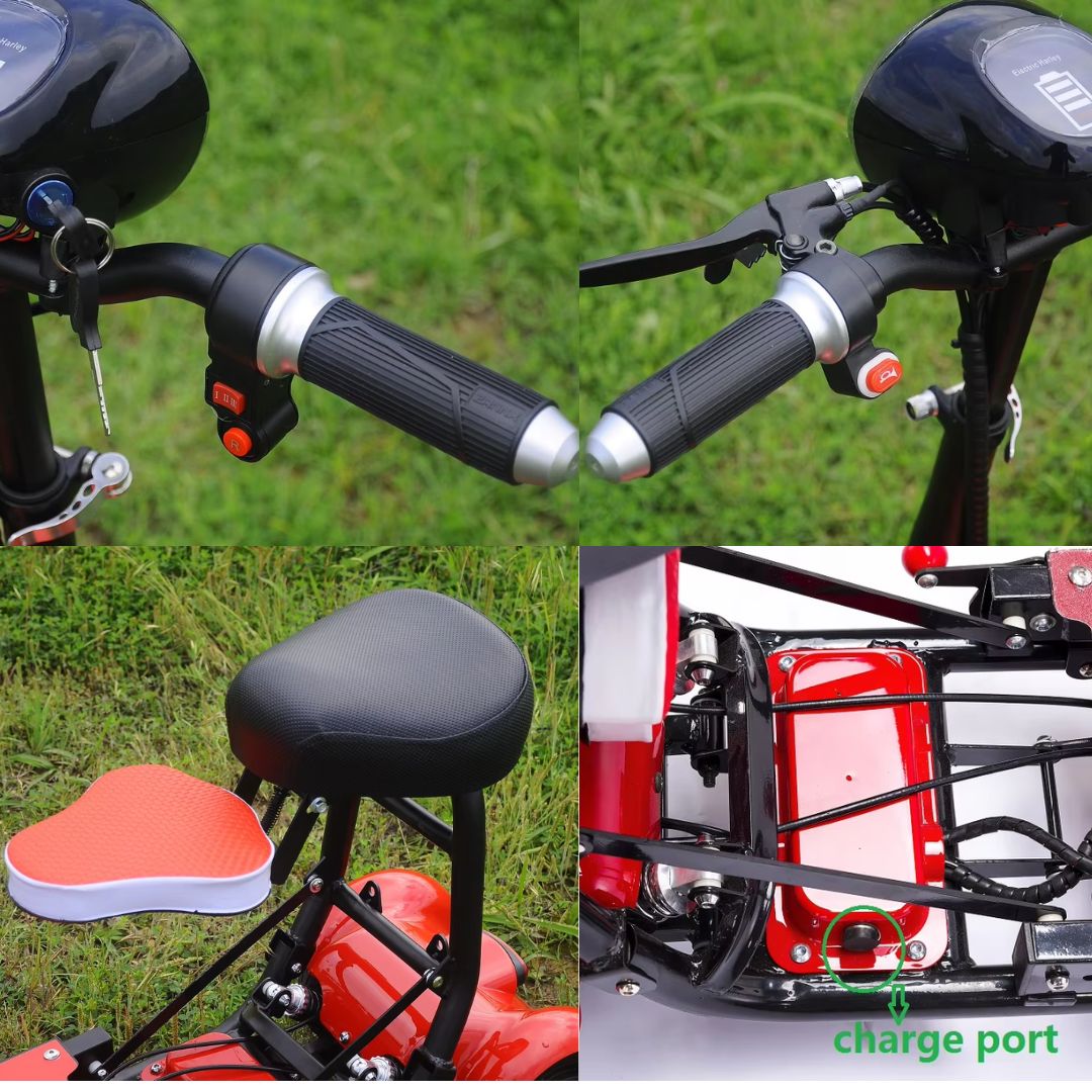 mobility scooter with suspension
