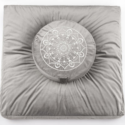 Meditation Cushion & Mat Set – Gentle Support for Seniors’ Comfort