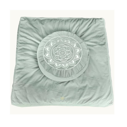 Meditation Cushion & Mat Set – Gentle Support for Seniors’ Comfort