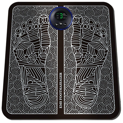 EMS Foot Massager Pad – 8 Modes, USB Rechargeable Comfort for Seniors