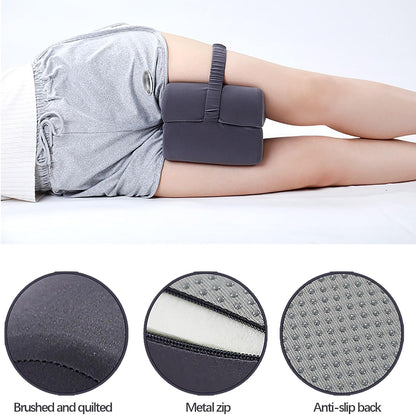 2-in-1 Leg Positioning Pillow with Strap – Comfortable Support for Seniors