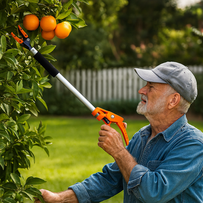 Adjustable Lightweight Garden Pruner – Safe High-Branch Trimming for Seniors