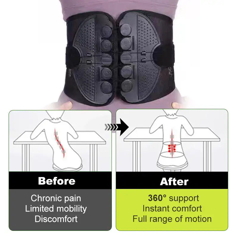 Waist support brace


