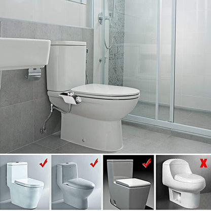 bidet attachment with temperature control