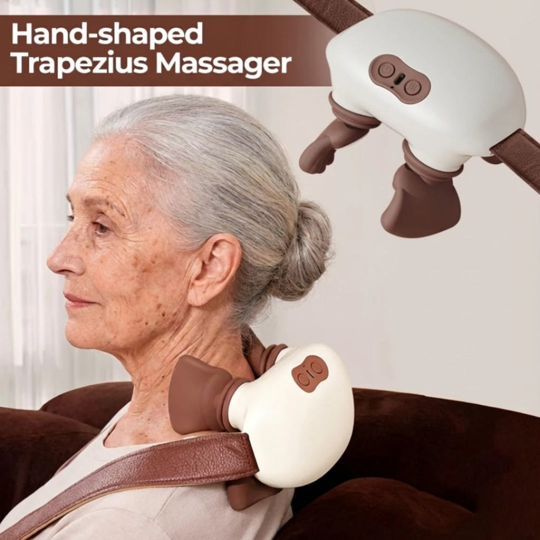 

Heated Neck Massager with Contoured Fit and Quiet Operation