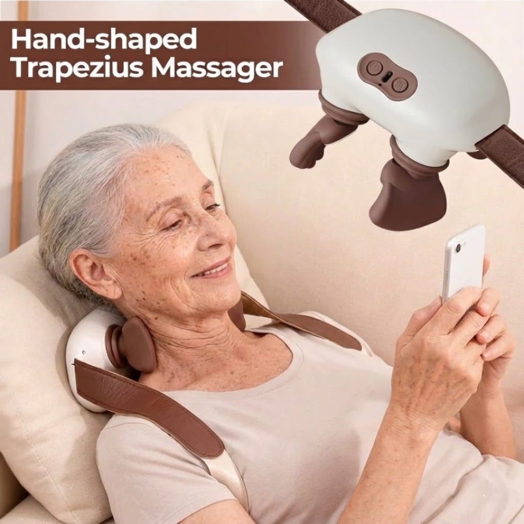 

Portable Neck and Shoulder Kneading Device for Everyday Relaxation