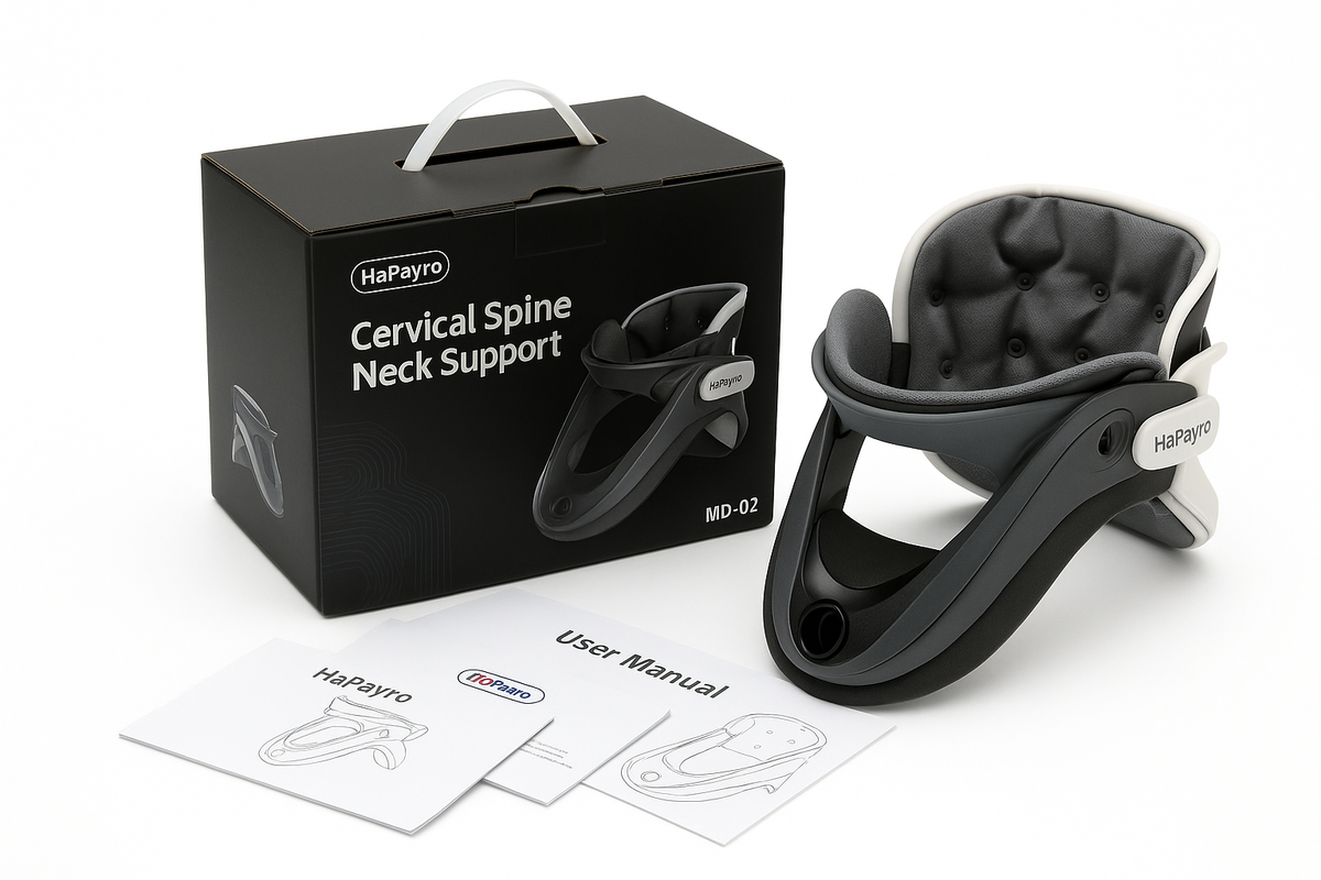 Wireless Neck Stretcher – Cervical Traction & Posture Support for Elderly