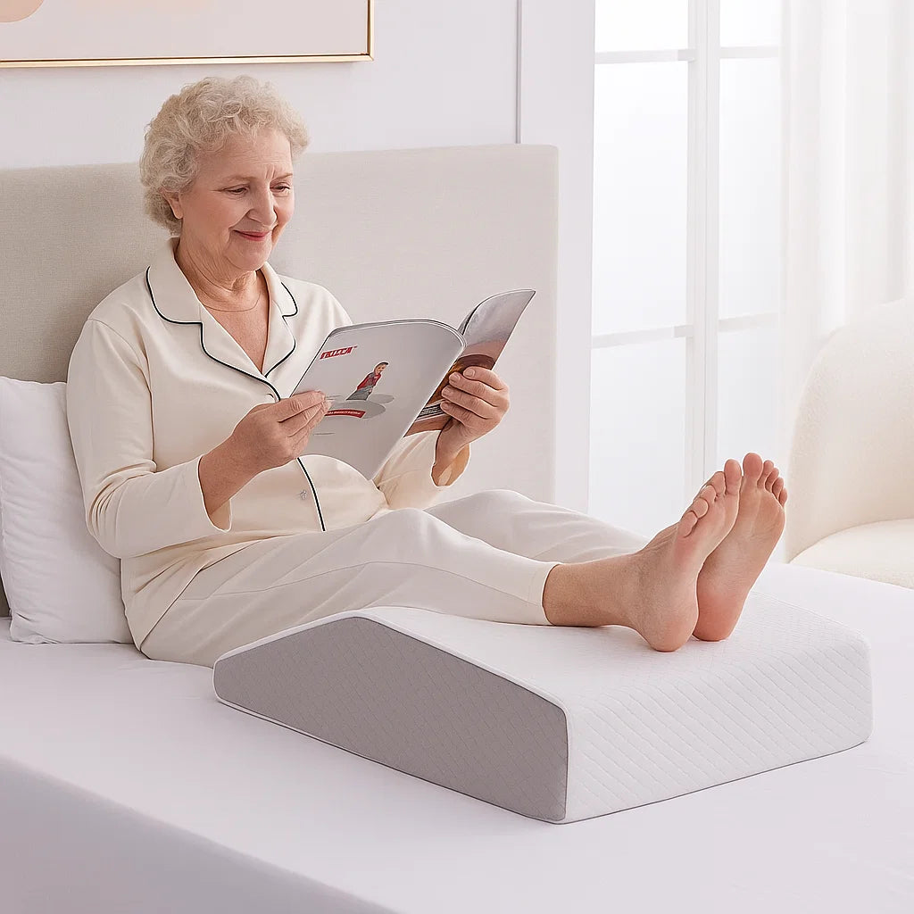 8-Inch Leg Elevation Pillow – Gentle Support for Seniors & Recovery