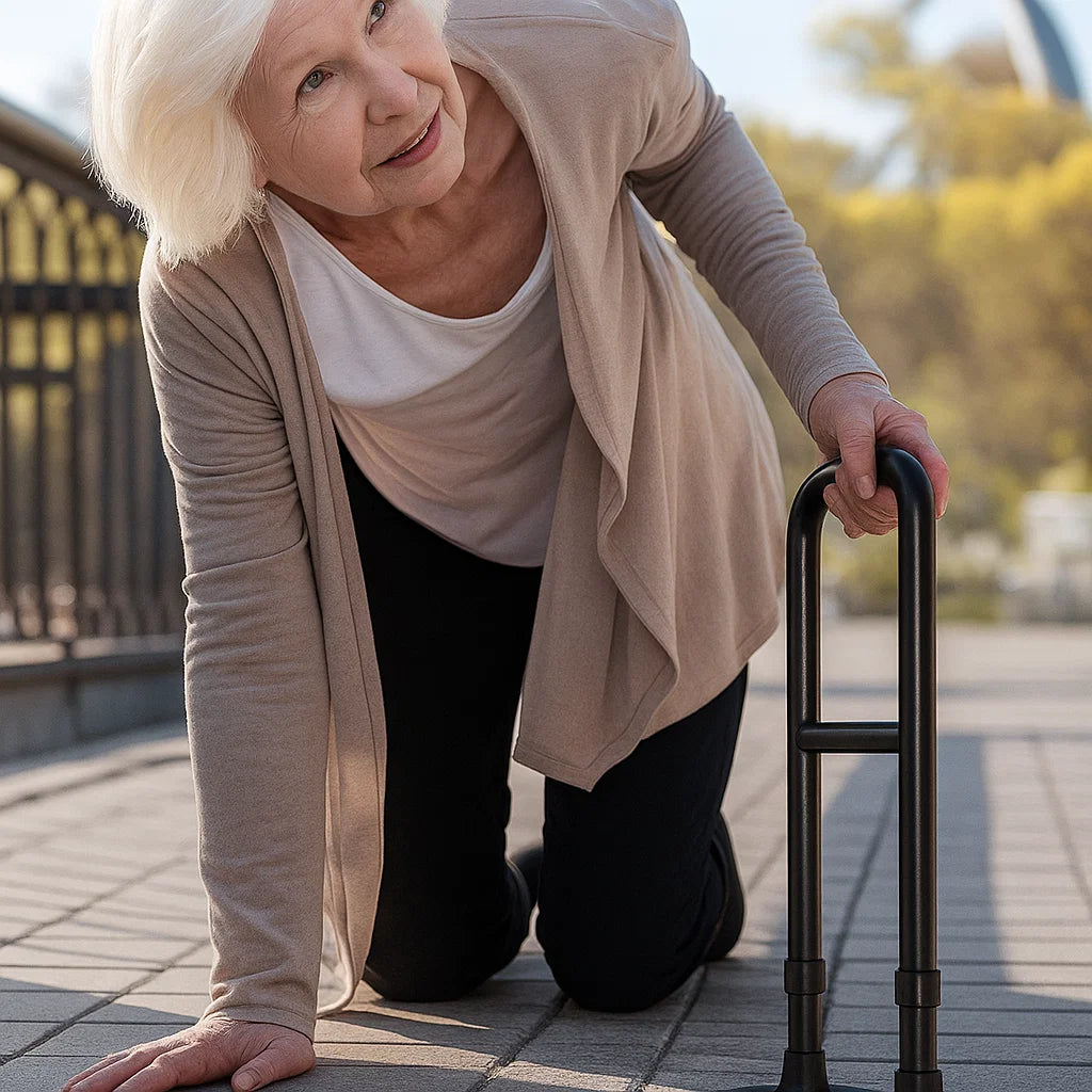 Portable Stand Assist for Seniors – Adjustable Lift Aid Device for Floor Support
