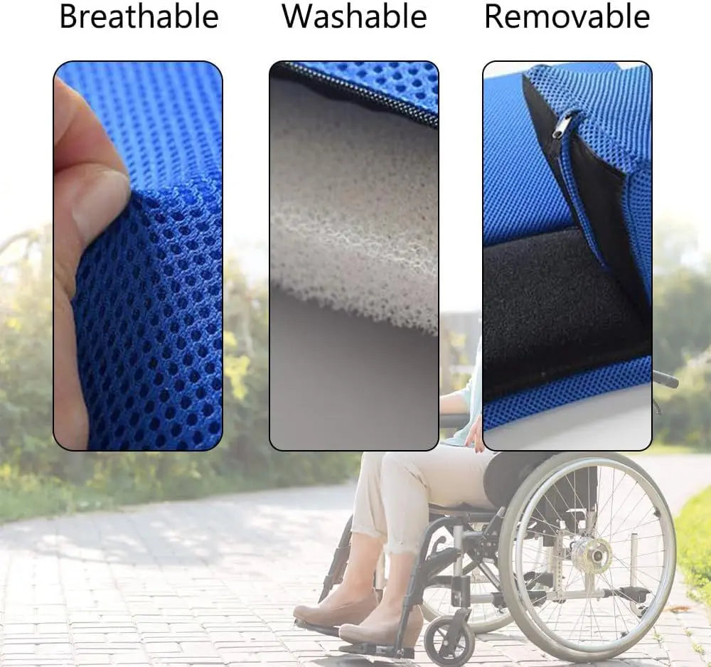 wheelchair hip support cushion
