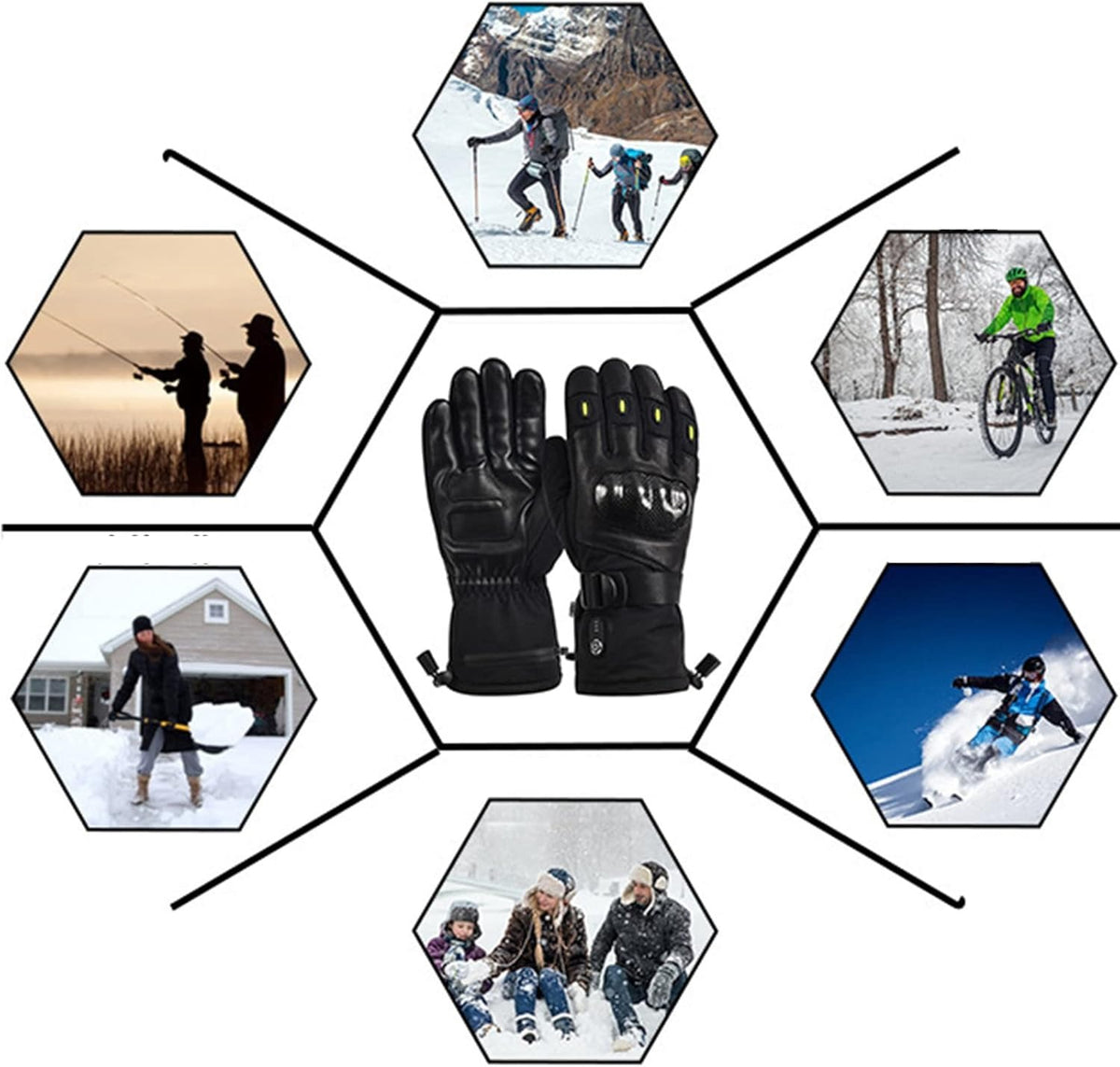 Winter cycling gloves
