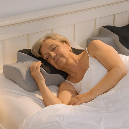 Ergonomic Cervical Memory Foam Pillow – Neck & Shoulder Comfort for Seniors