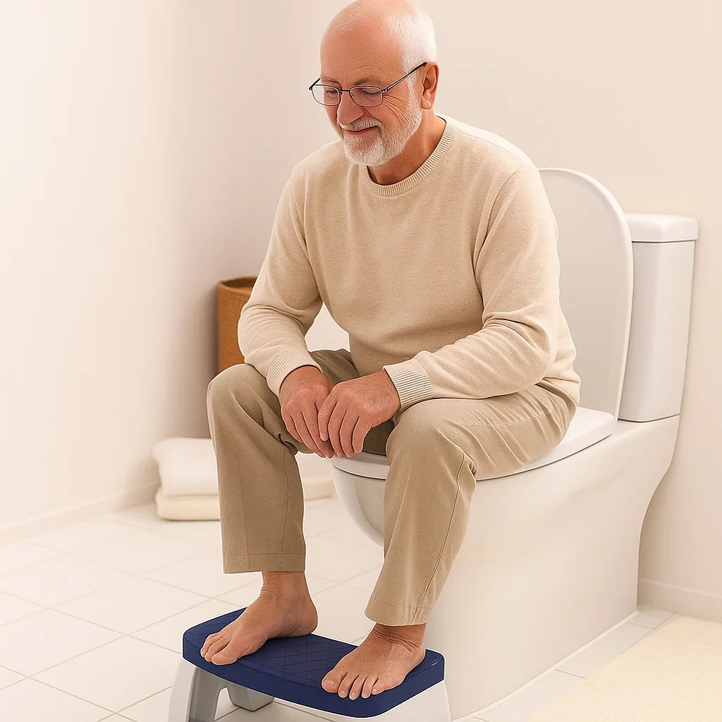 Foldable Toilet Stool for Seniors – Ergonomic Squat Support