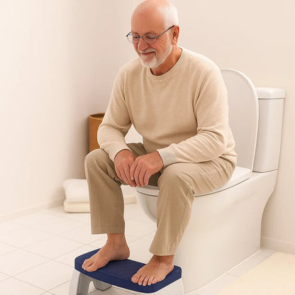 Foldable Toilet Stool for Seniors – Ergonomic Squat Support