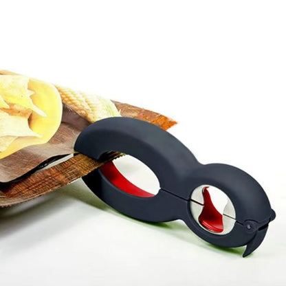 Ergonomic can and bottle opener for weak or painful hands