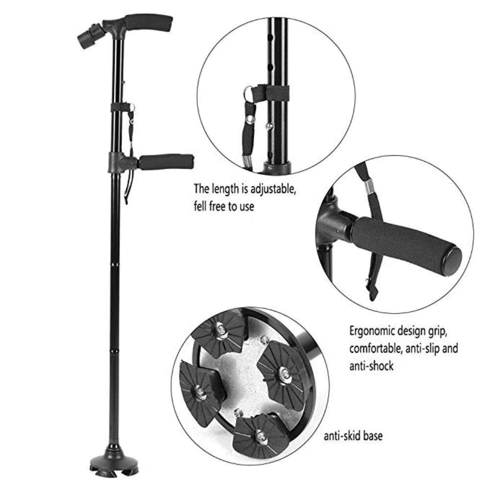SOS alarm walking stick