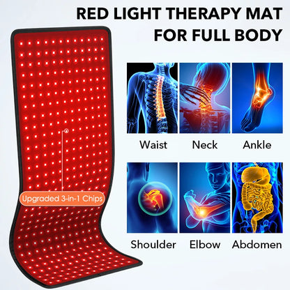 660nm 850nm Red Light Therapy Pad