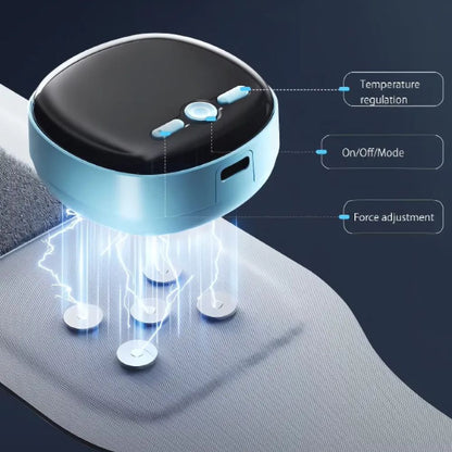 Heated wrist wrap massager