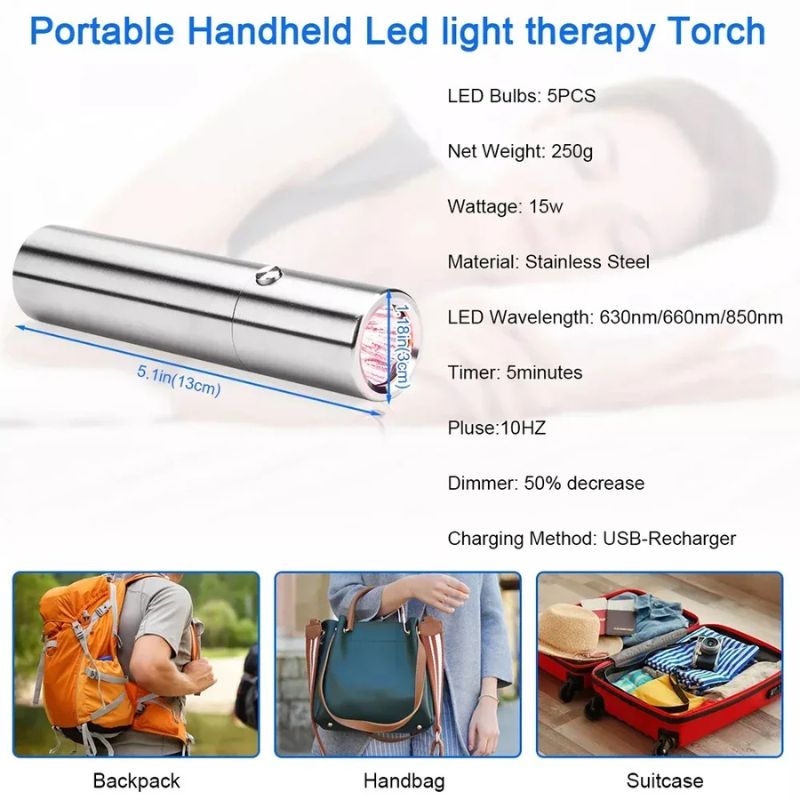 Red light facial device

