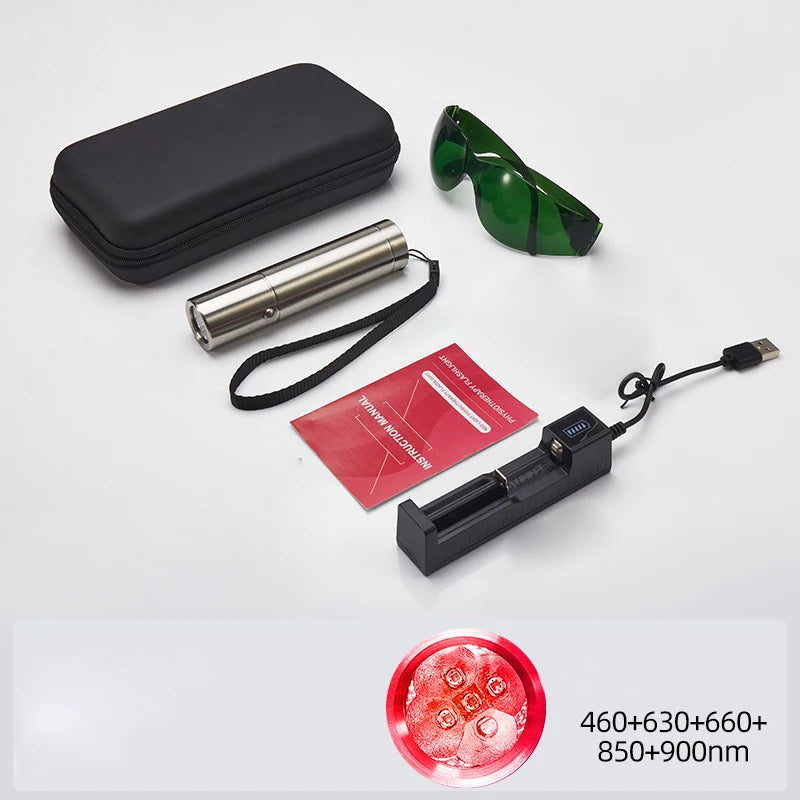Red light facial device


