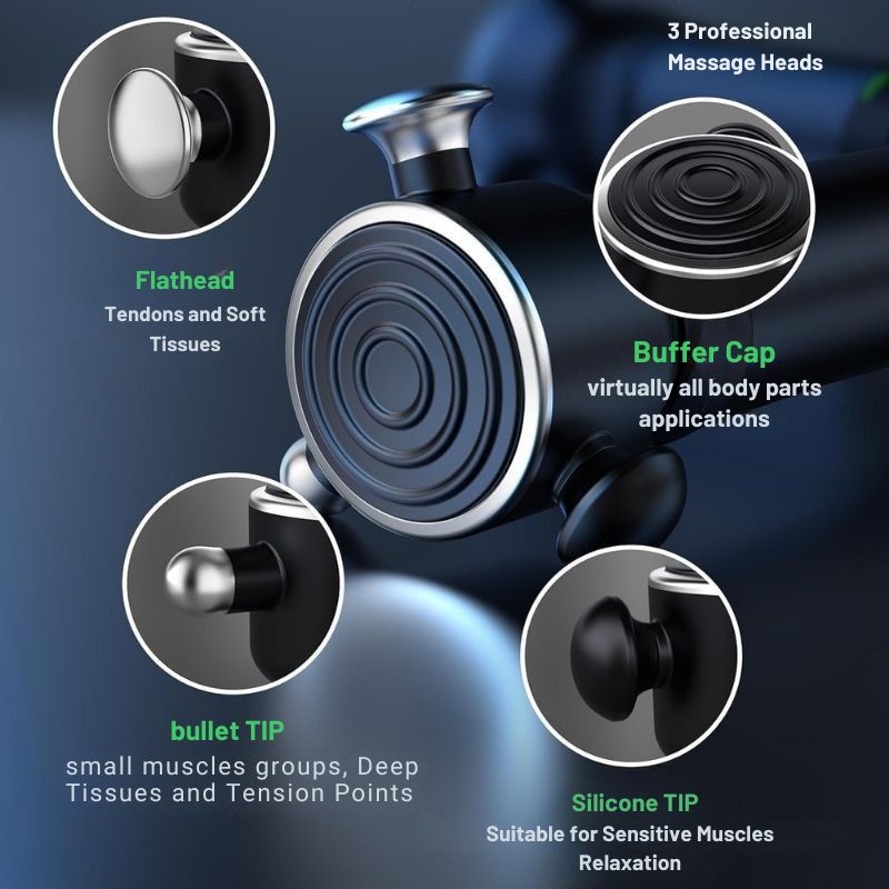 Lightweight Massage Device – Quiet, Rechargeable, Comfortable Grip