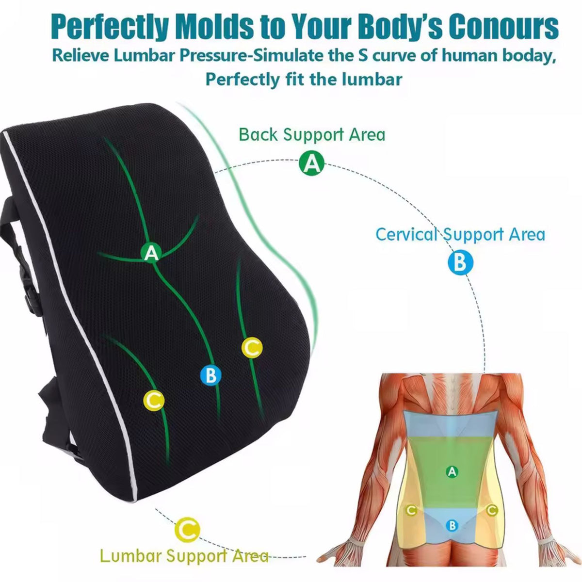 Back Pain Relief Pillow

