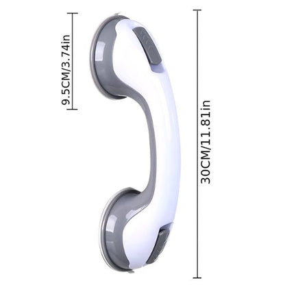 Modern suction grab bars for shower safety and easy repositioning