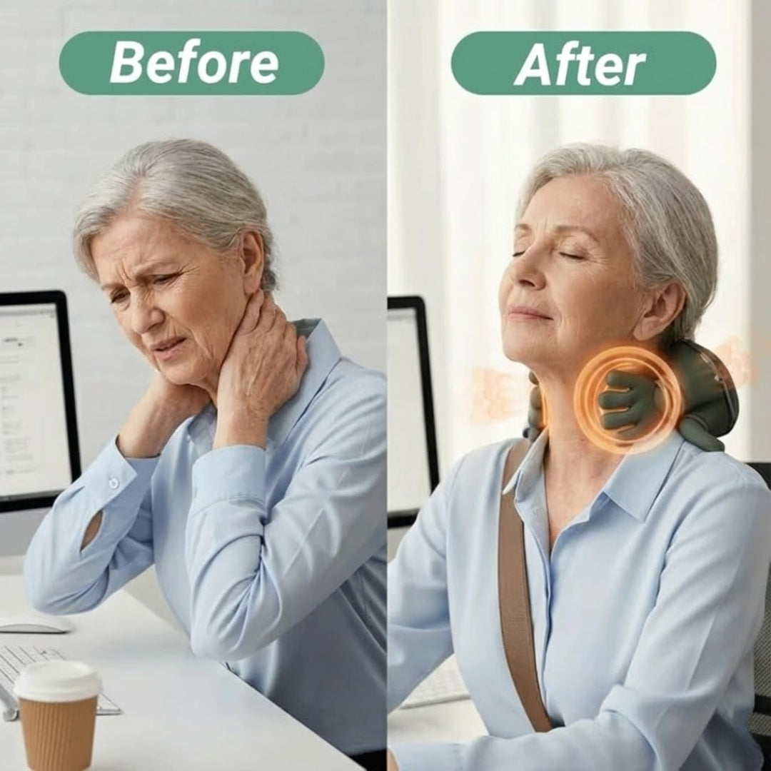 Cordless Heated Neck & Shoulder Massager 
