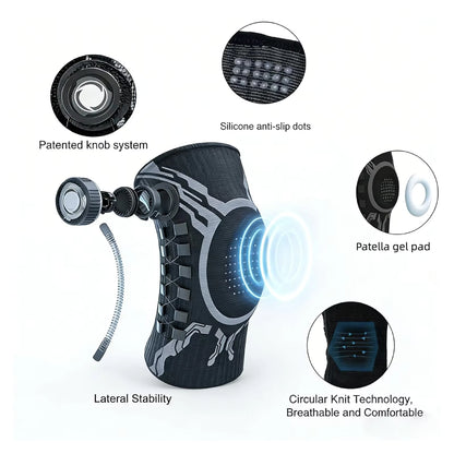 knee sleeve with patella support