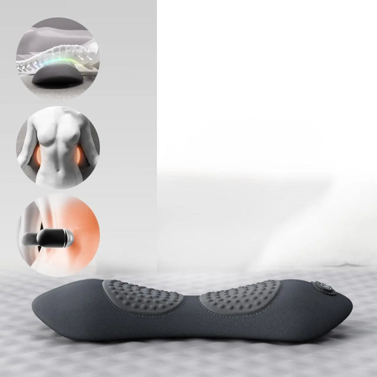 Portable waist support cushion
