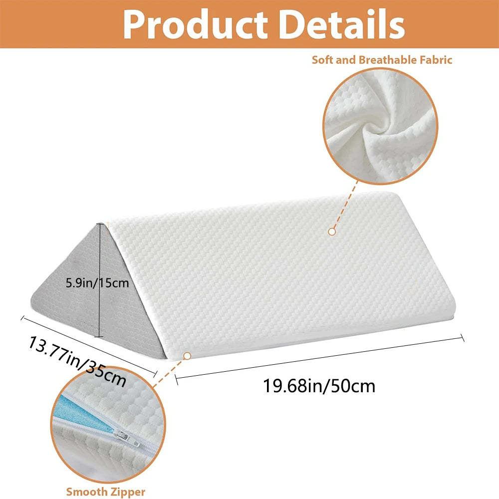 Memory foam incline pillow