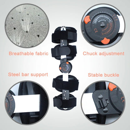 Breathable knee orthosis