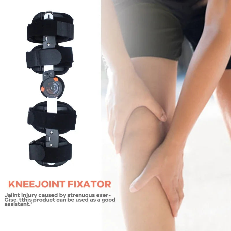 Knee joint fixation brace