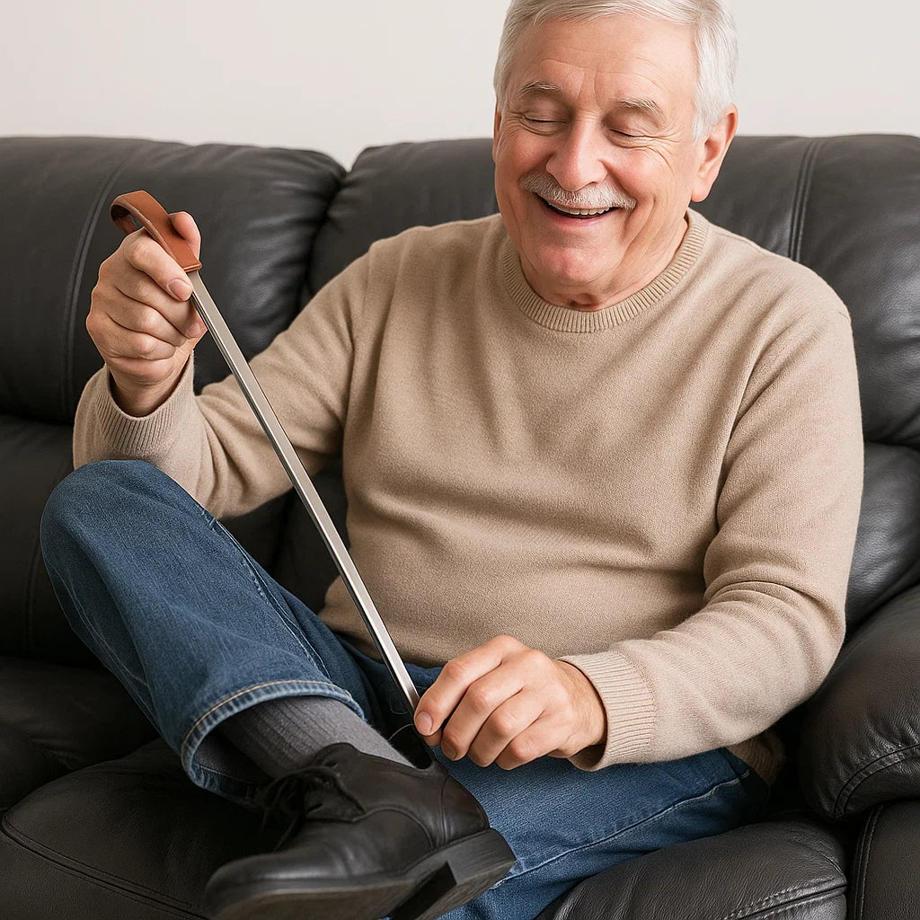 Long Handled Shoe Horn – Easy & Comfortable Shoe Aid for Seniors