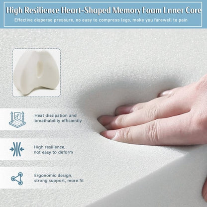 Side sleeper pillow for legs with adjustable length for personalized comfort