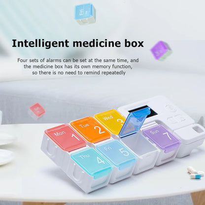 Portable pill organizer