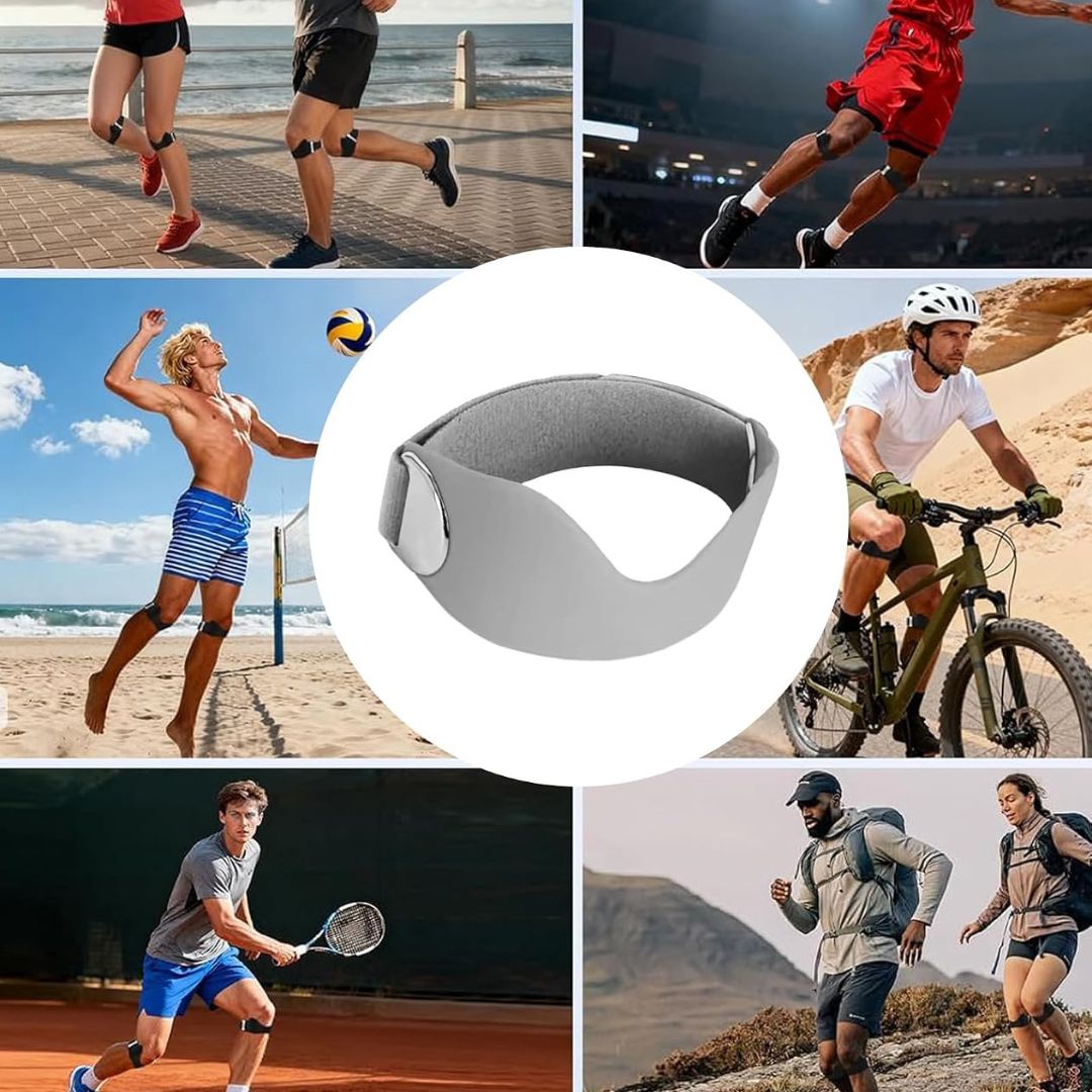 knee strap with adjustable compression