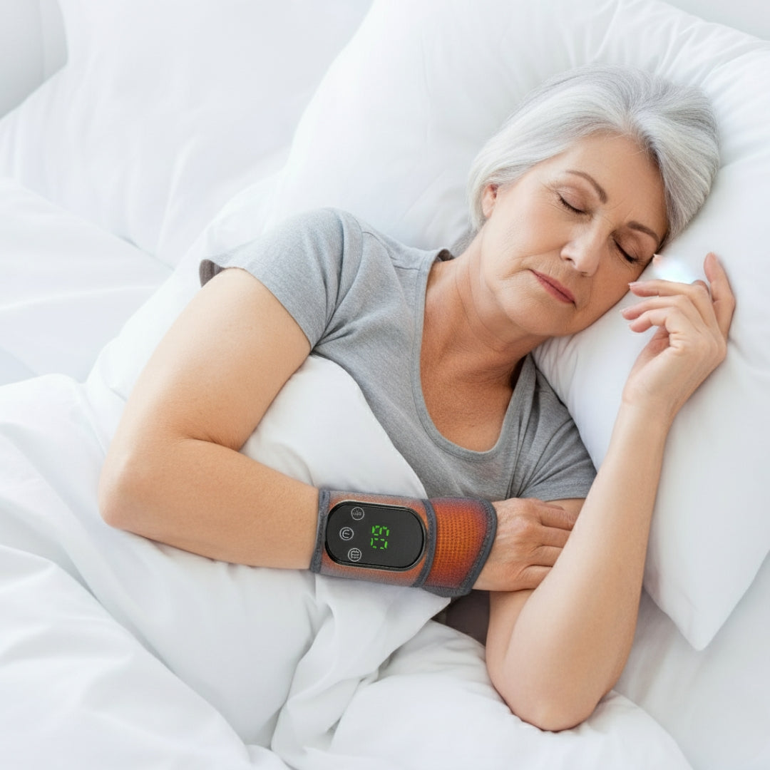 Electric Heating Wrist Massager with Adjustable Heat