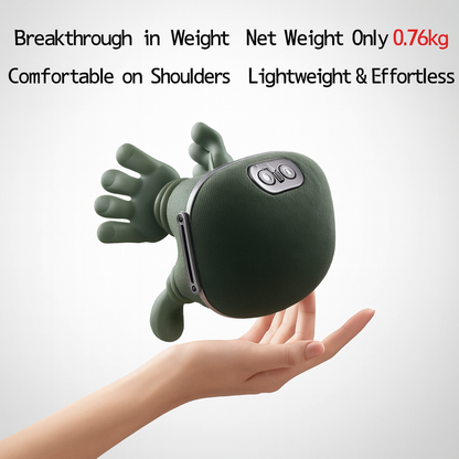 Cordless Heated Neck & Shoulder Massager – Gentle Relief for Seniors