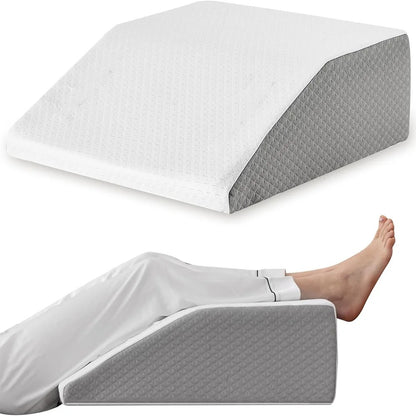 8-Inch Leg Elevation Pillow – Gentle Support for Seniors & Recovery
