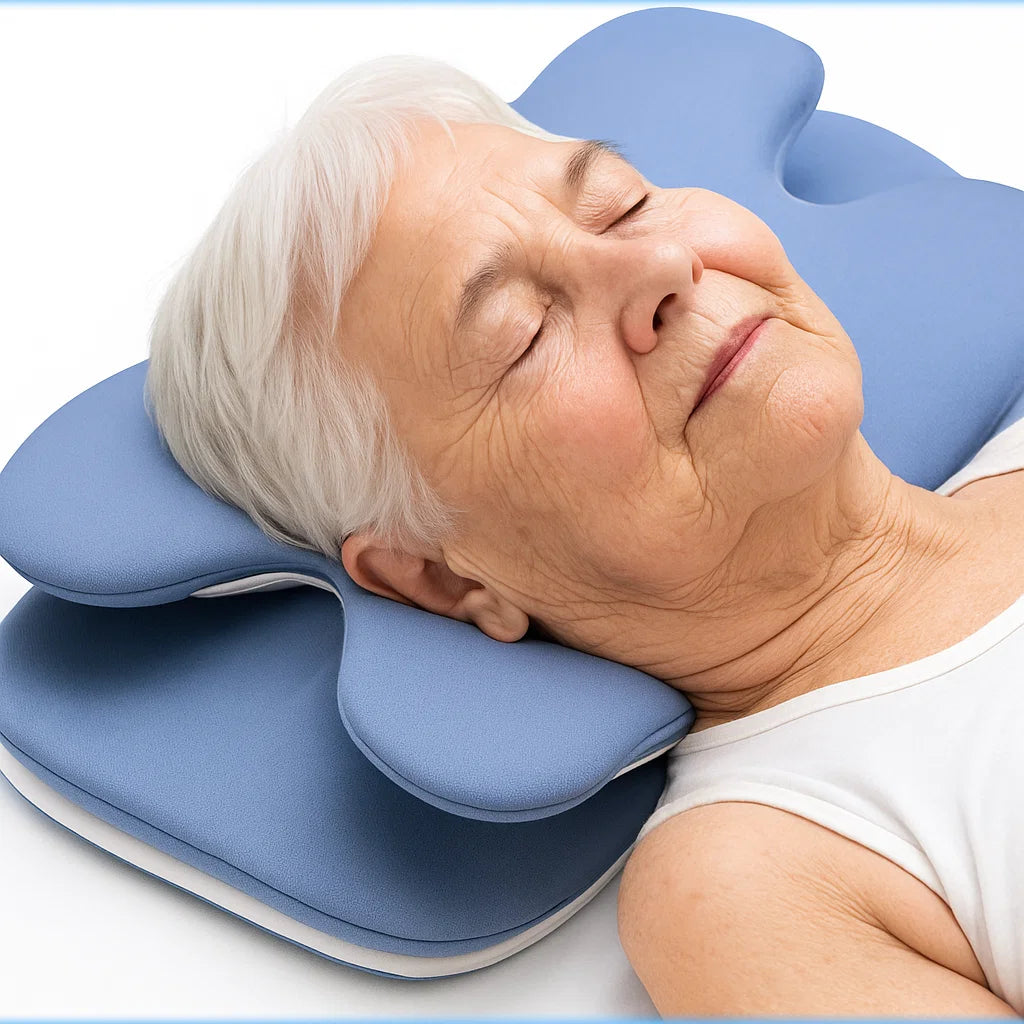 Butterfly Memory Foam Pillow – Cervical Support for Pain-Free, Deep Sleep