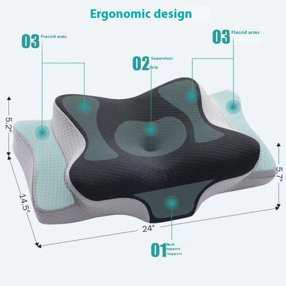 ergonomic memory foam pillow
